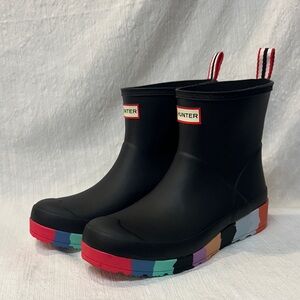 Hunter Pride Limited Edition Black Rain Rubber Boots | EU 40 | US 9
